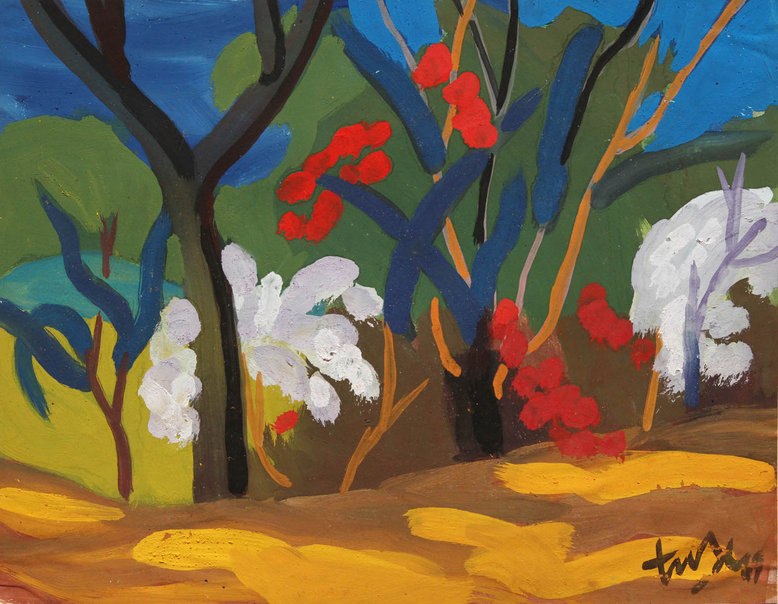 Hoa ven đường